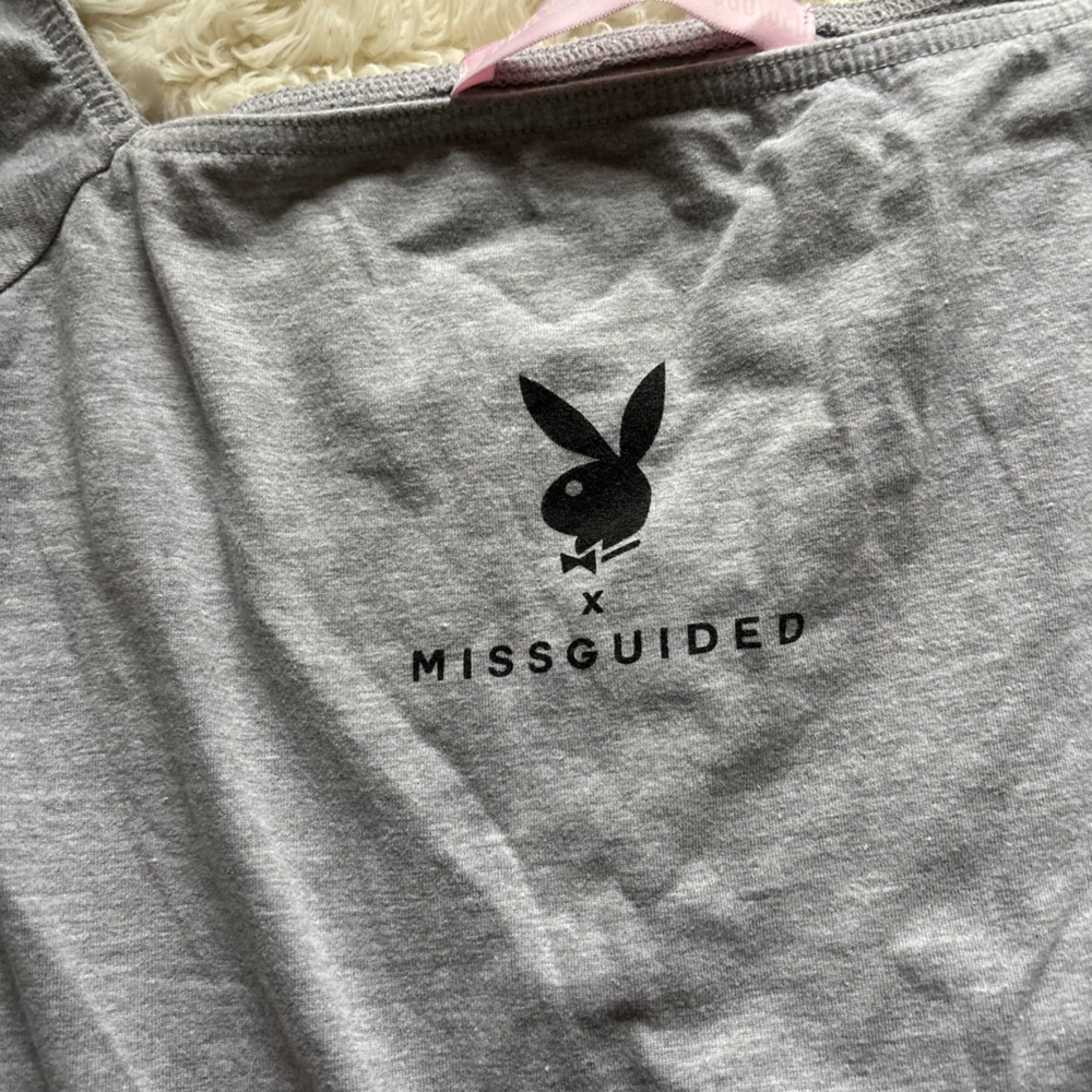 PLAYBOY Gray and Black Bodysuit - Picture 2 of 13